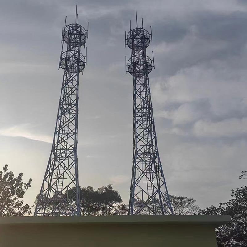 5G single-tube signal tower