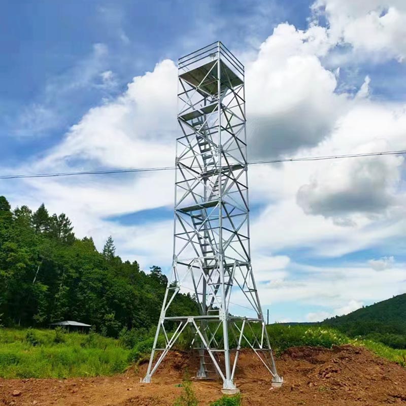 Fire Monitoring Scenic Area Sightseeing Watchtower Monitoring Tower